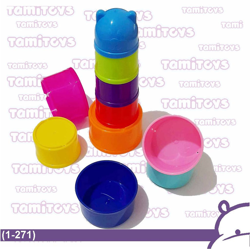 (1-271) TORRE DE VASITOS APILABLES + 10 UNIDADES + Tamitoys Juguetes para compartir + Jugu.jpg