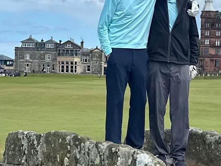 A Father and Son in Scotland