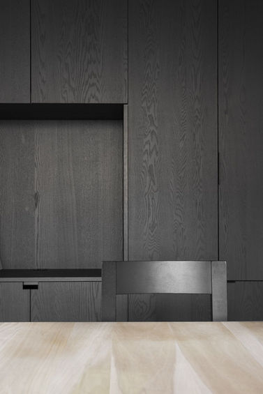 Melamina Negra Madera Textura Castaño Oak Negro Obscuro Oscuro