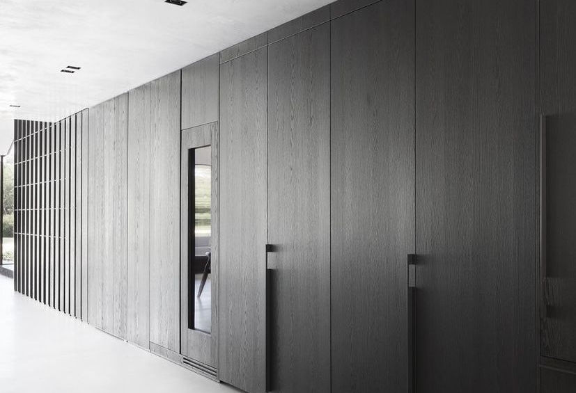 Melamina Negra Madera Textura Castaño Oak Negro Obscuro Oscuro