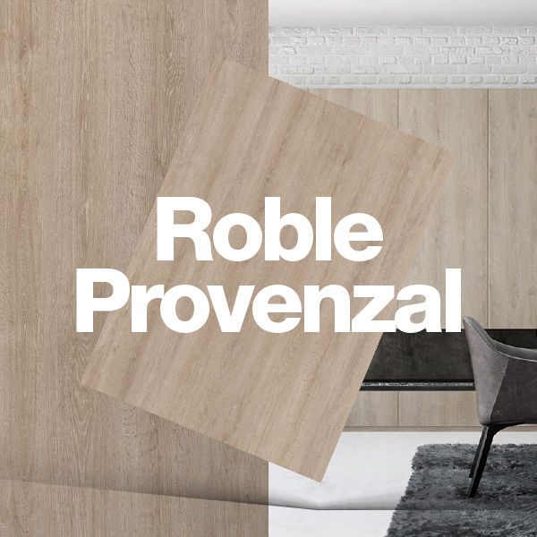 Roble Provenzal Melamina Vesto Textura Es el diseño inspirado en la Provenza francesa, tiene estructura de roble de color neutral, tono claro y poros blancos suavemente delineados.