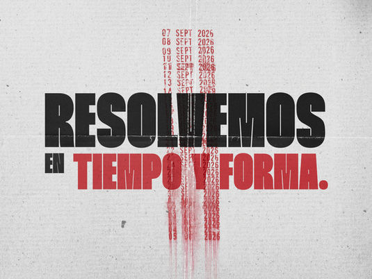 Resolvemos en tiempo y forma.