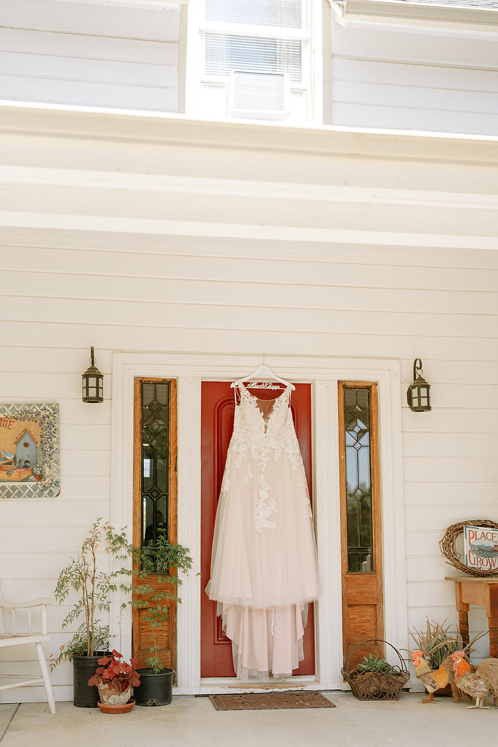 a spring wedding at Flower Farm Inn, Loomis CA