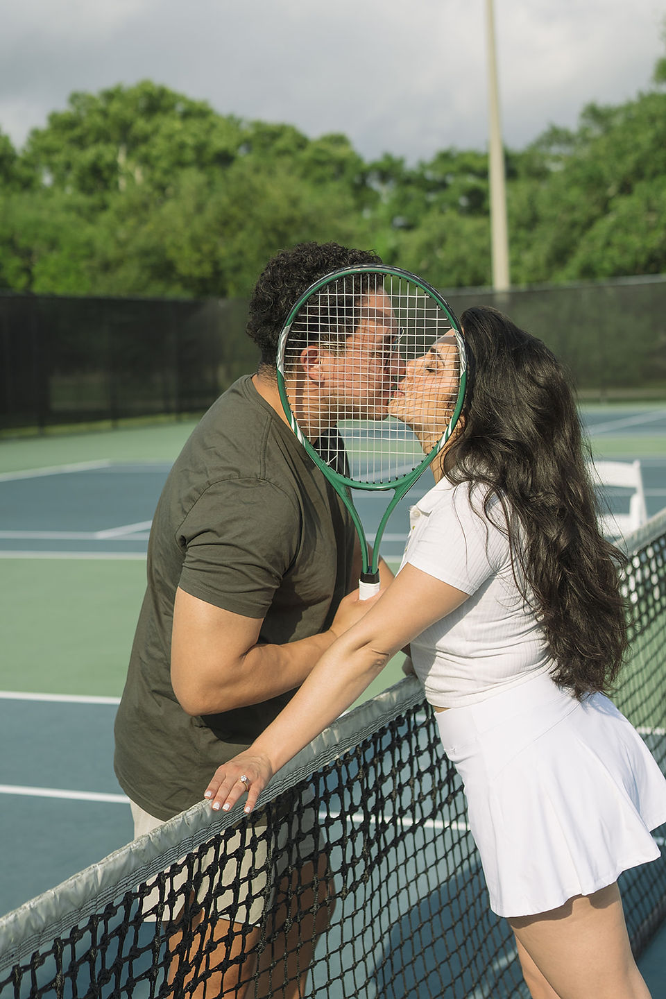 tennis engagement shoot