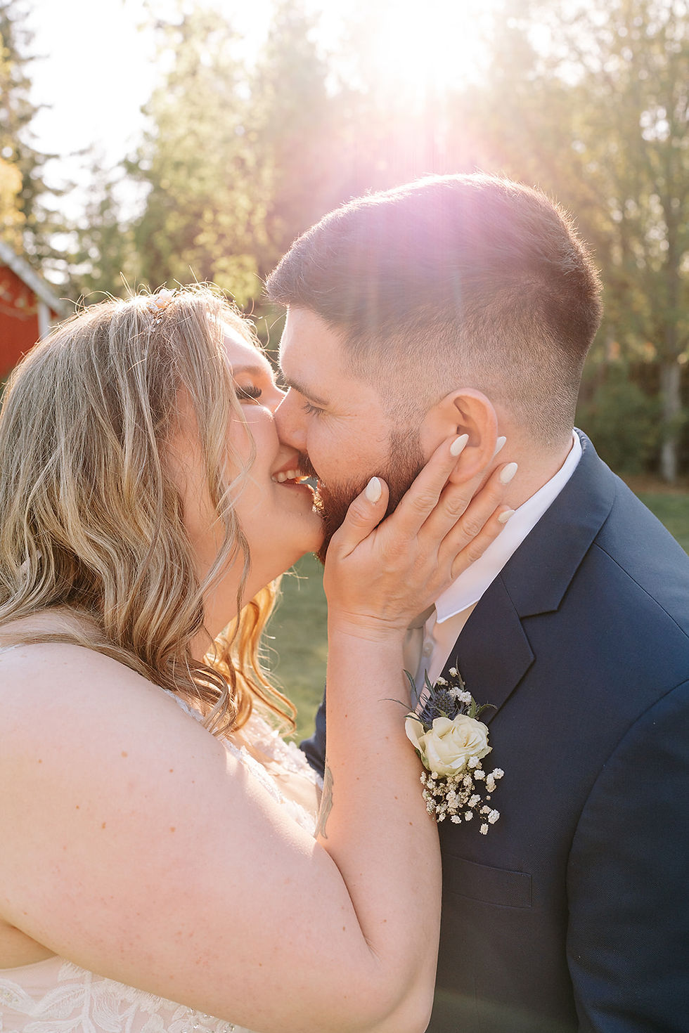 a spring wedding at Flower Farm Inn, Loomis CA