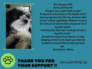 Your Donations at Work!!