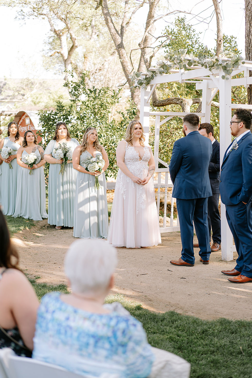 a spring wedding at Flower Farm Inn, Loomis CA