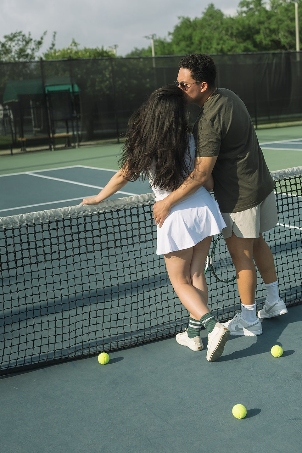 tennis engagement shoot