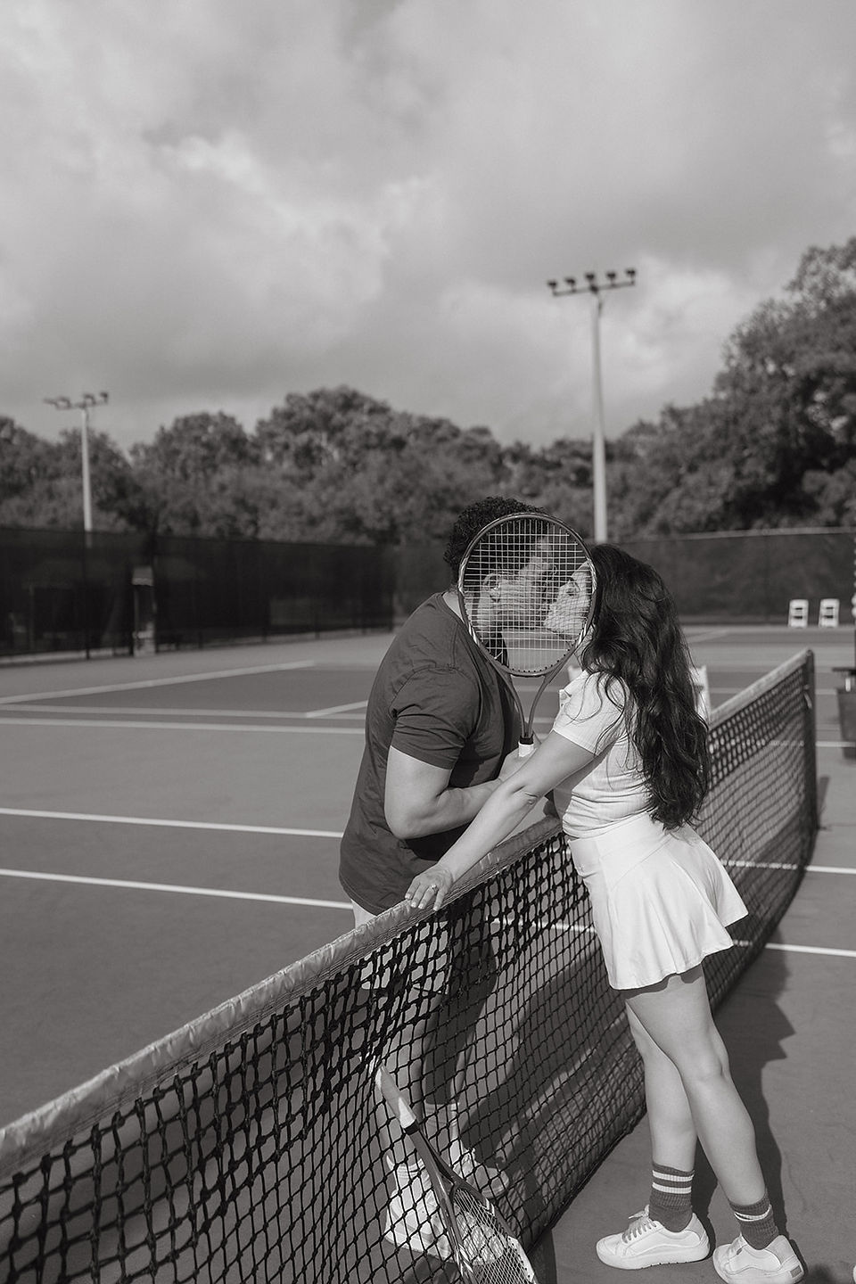 tennis engagement shoot