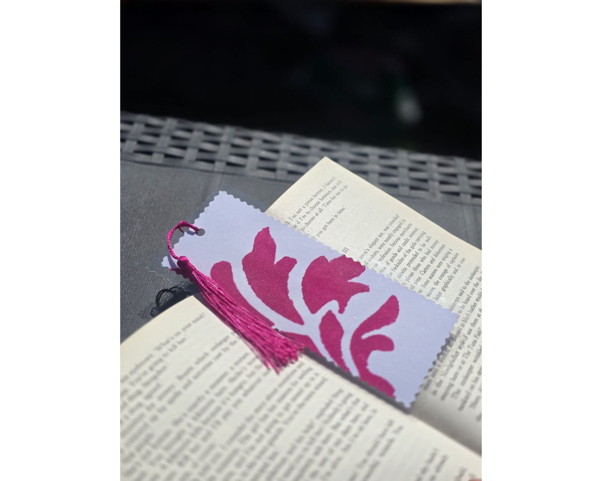 Bookmarks - Pink Flower