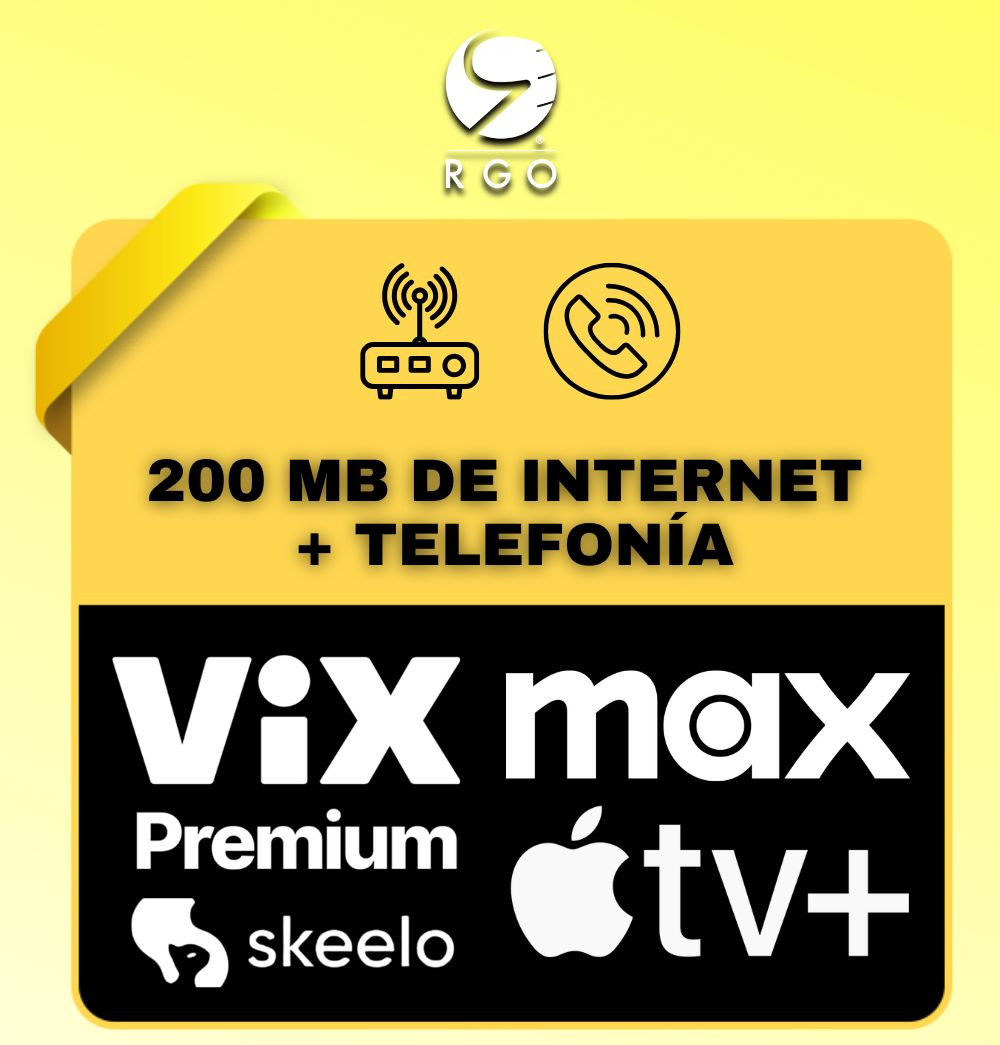 INTERNET 200 MB + TELEFONÍA