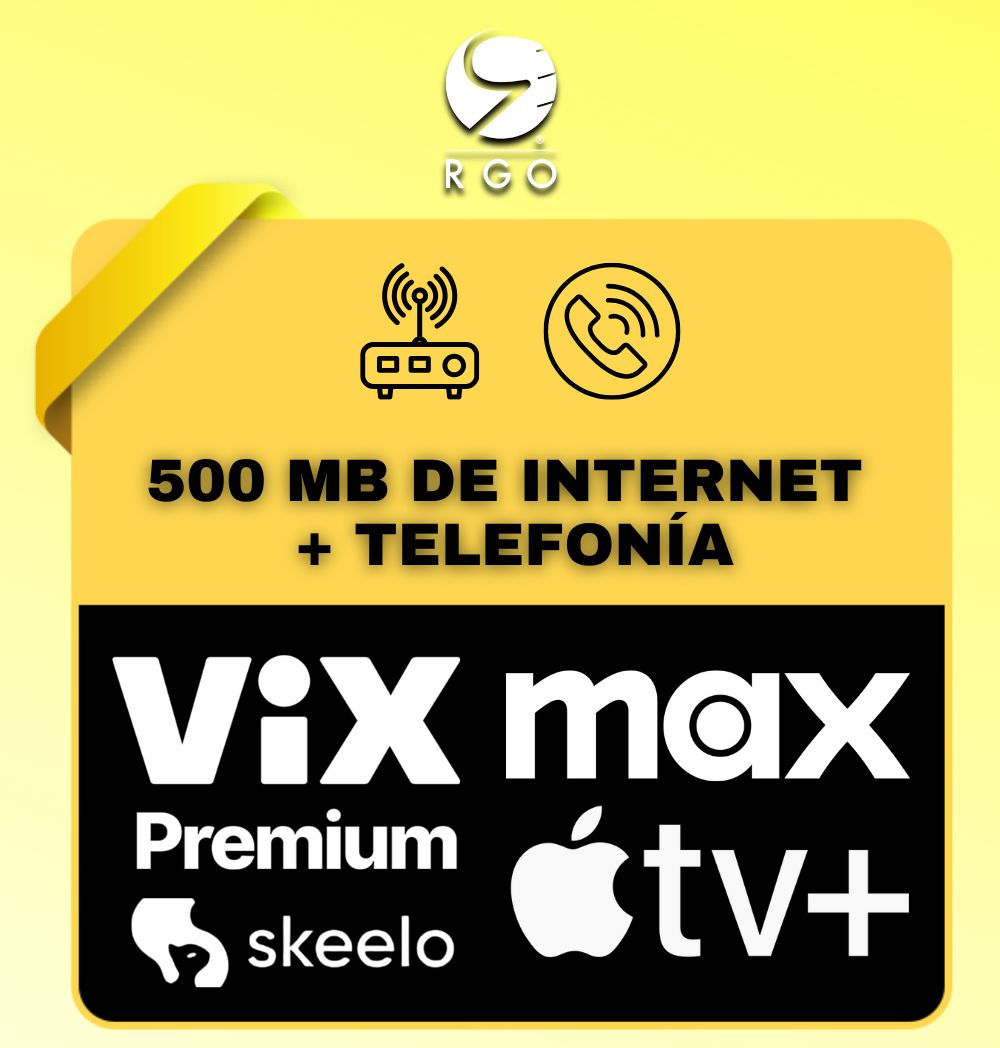 INTERNET 500 MB + TELEFONÍA