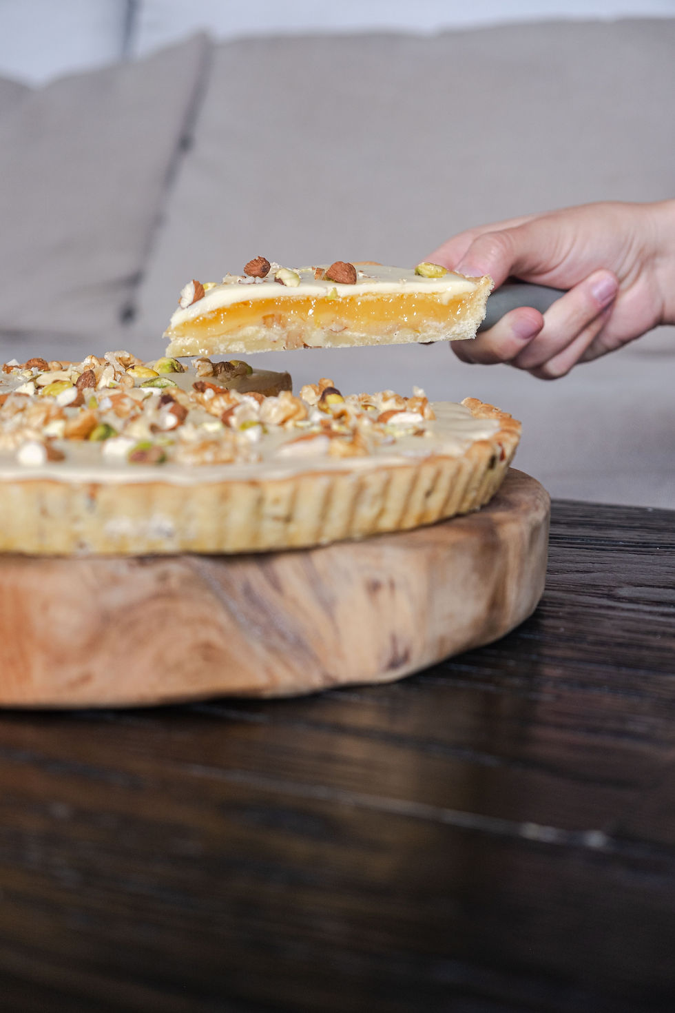 Miniatura: Tarta de limón y chocolate blanco