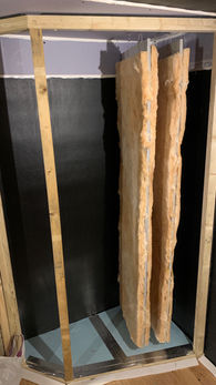 Two acoustic hangers