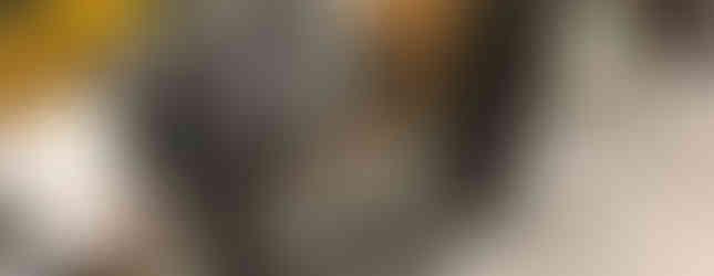 U-shaped steel table legs after being welded