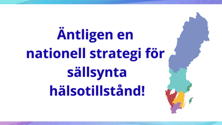 Äntligen en nationell strategi för sällsynta hälsotillstånd