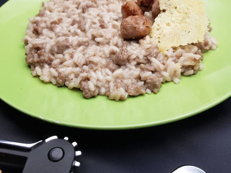 Risotto alla Salsiccia e Dolcetto d'Alba