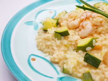 Risotto ai Gamberetti e Zucchine