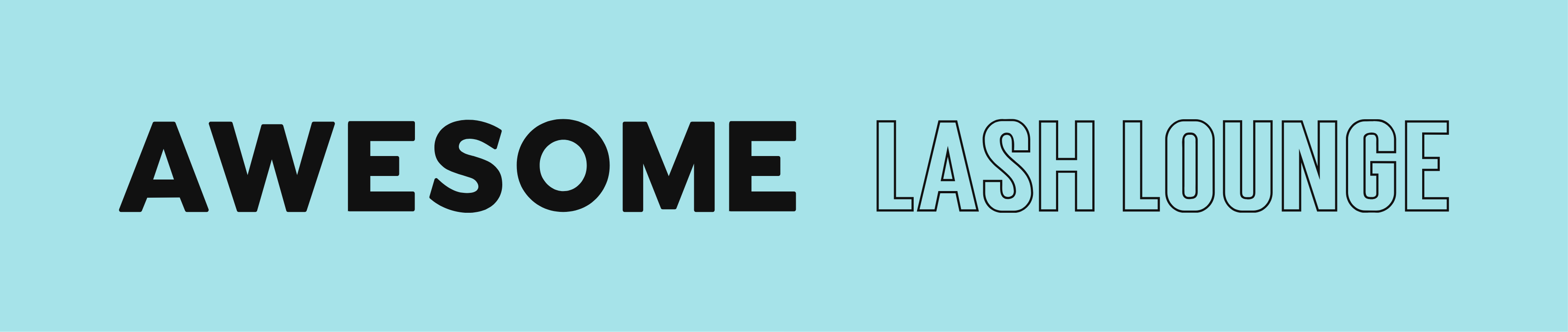 Awesome Lash Lounge logo