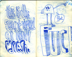 Blue Moleskine page 23