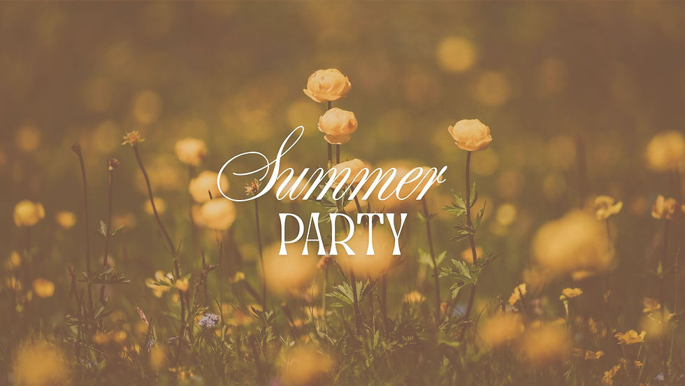 Summer Party + Sharing Supper