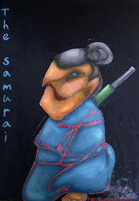 The samurai Oil on canvas, 40x60 cm, Jun 2014