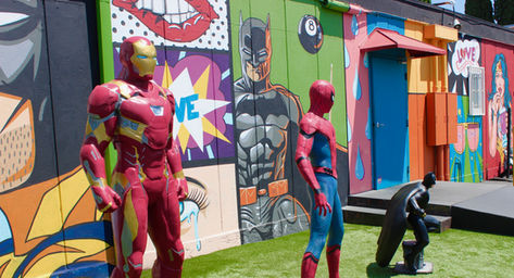 life size super hero prop rentals 