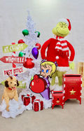 The grinch who stole christmas prop rentals,
the grinch props, whoville props