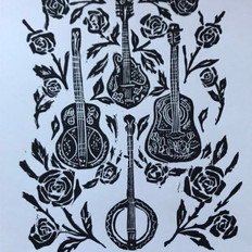 Appalachian Strings Canvas Patch