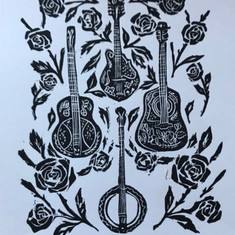 Appalachian Strings Canvas Patch