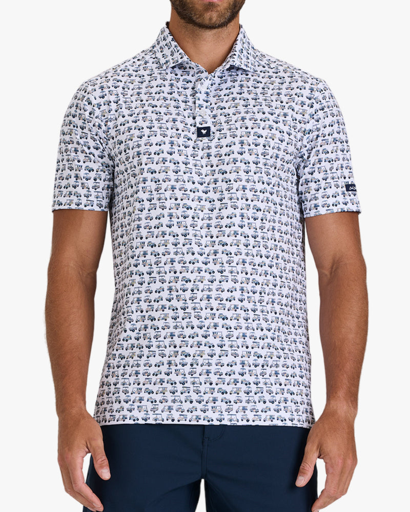 Check Out My Cart polo from Bad Birdie