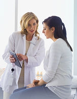 Doctor Consulting Patient with upcoming surgery or procedure while on GLP-1 weight loss treatement