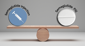 Compare GLP-1 Semaglutide Injection vs.pill