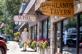 Shopping in Highlands, NC