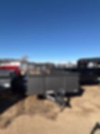 New 2025 Texas Bragg 12 foot panel wagon trailer with steel sides