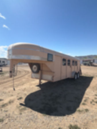 Used El Paso gooseneck horse trailer