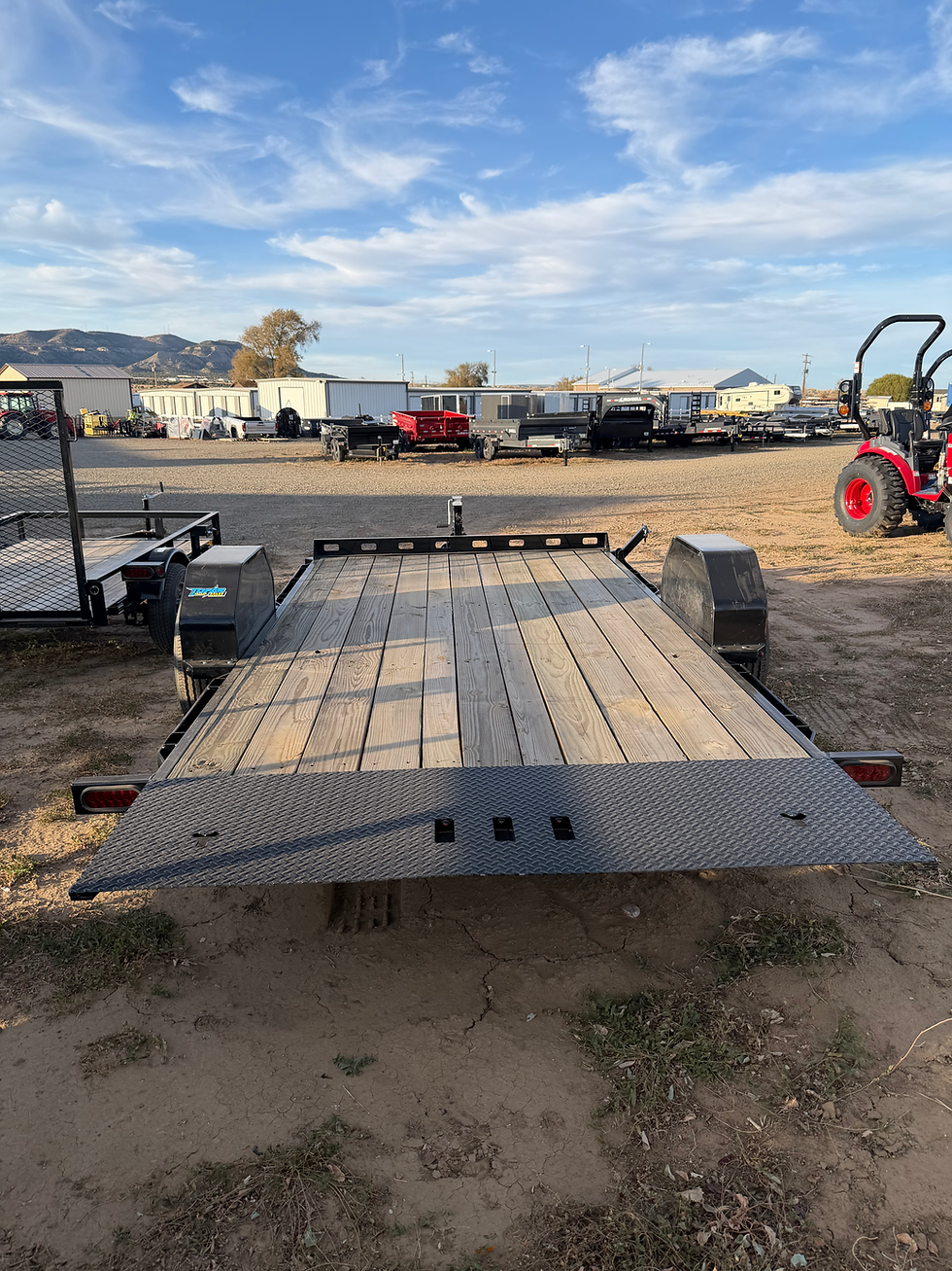 Thumbnail: Norstar bumper pull tilt deck trailer with gravity tilt