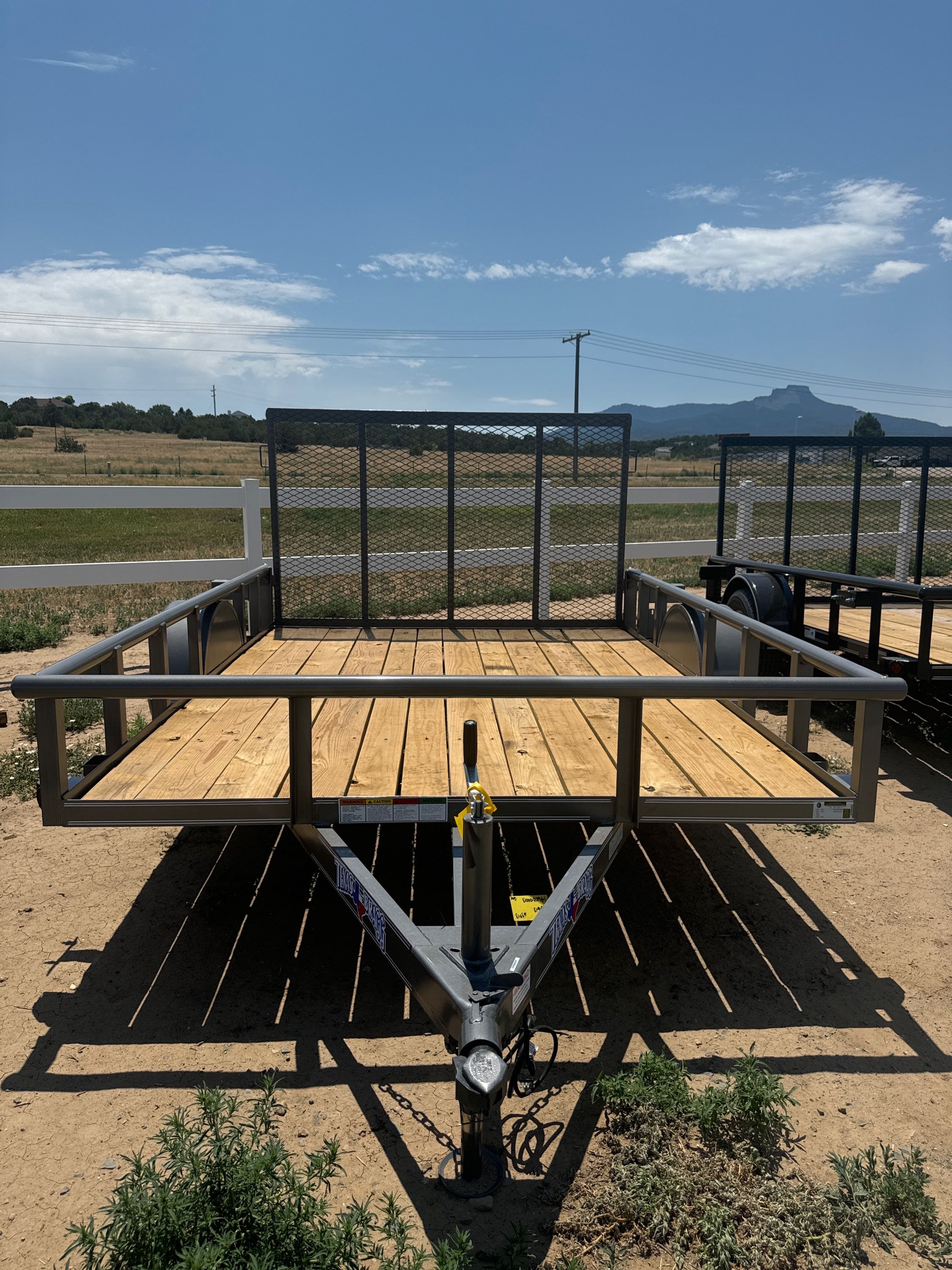 2024' 83" x 10' Pipe Top Utility Texas Bragg Trailer
