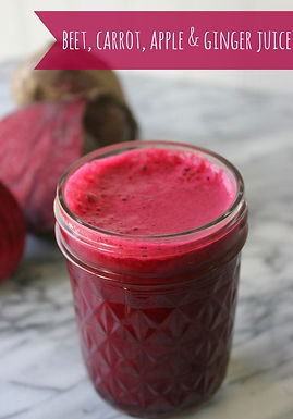 ABC (Apple, Beet, Carrot) + Ginger Smoothie