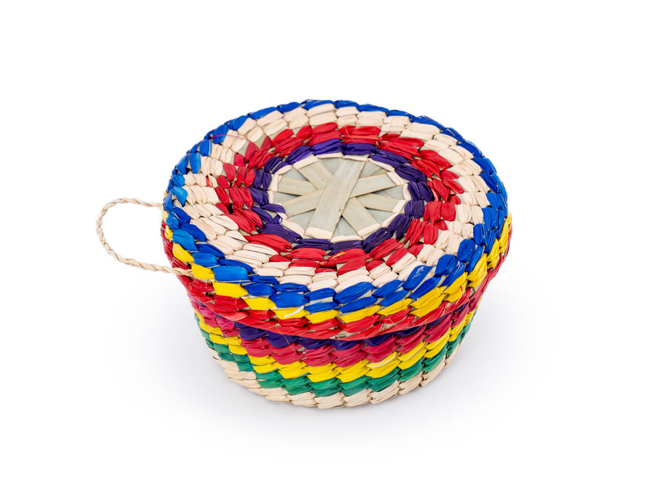 Tortillero de Palma - Con Tapa y Sinta