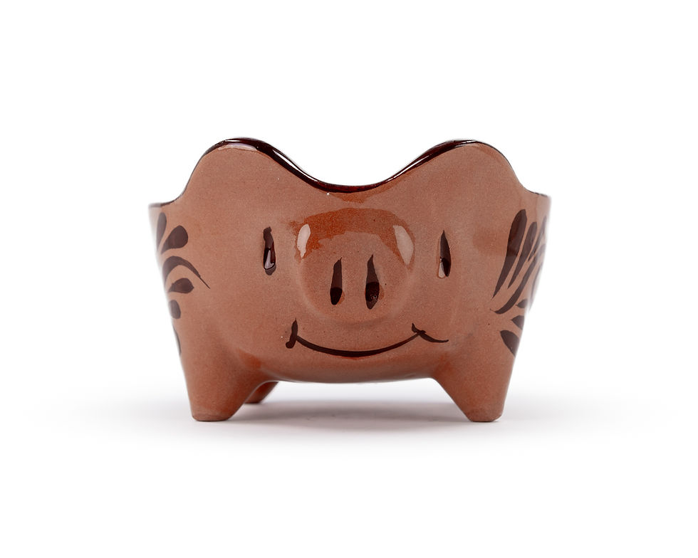 Molcajete Puerquito - Colección Almendra