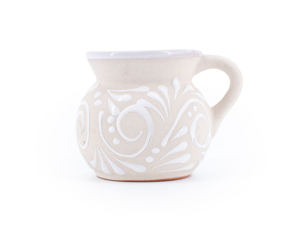 Taza Engobe Mini de Talavera