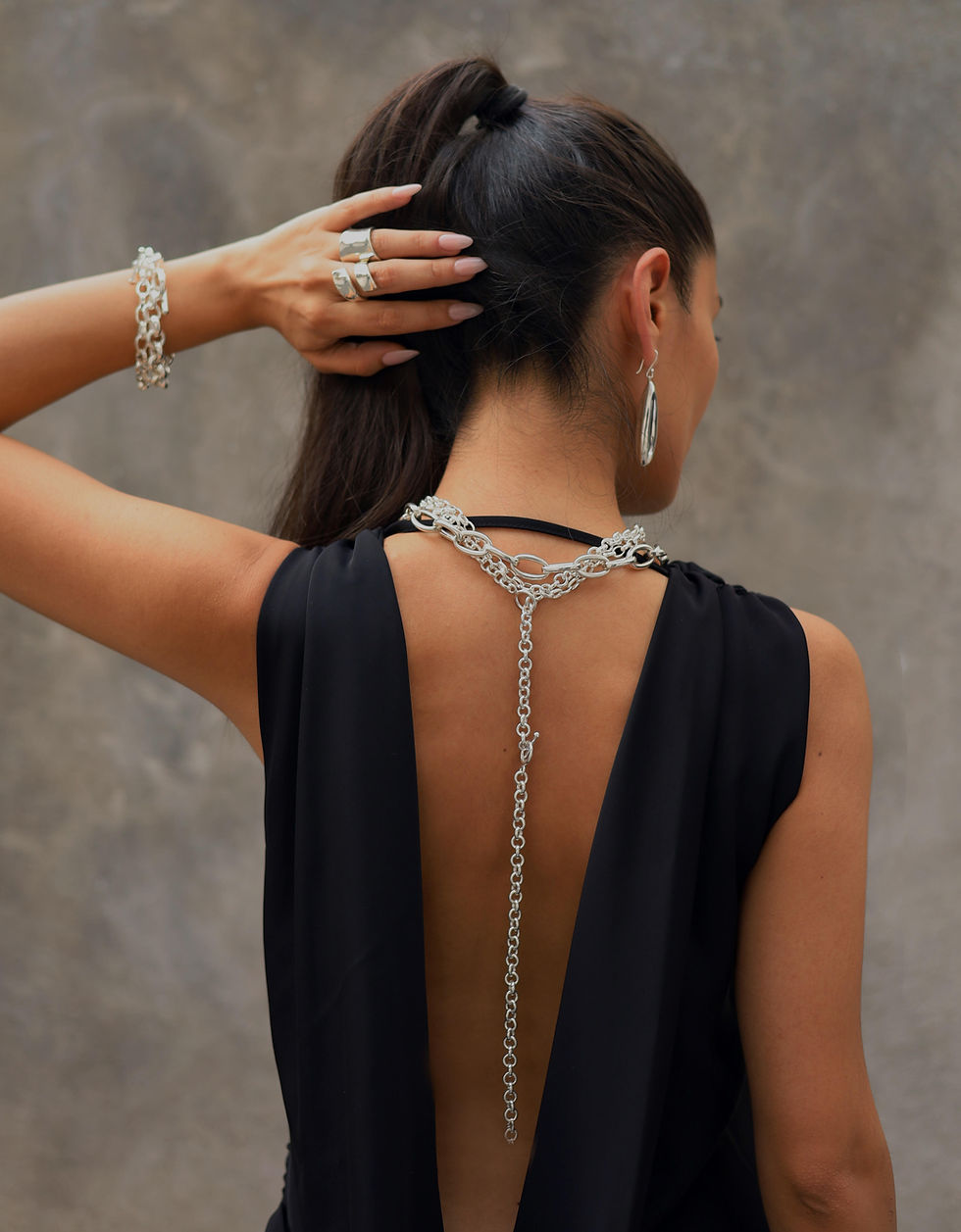 Miniatura: Collar de argollas