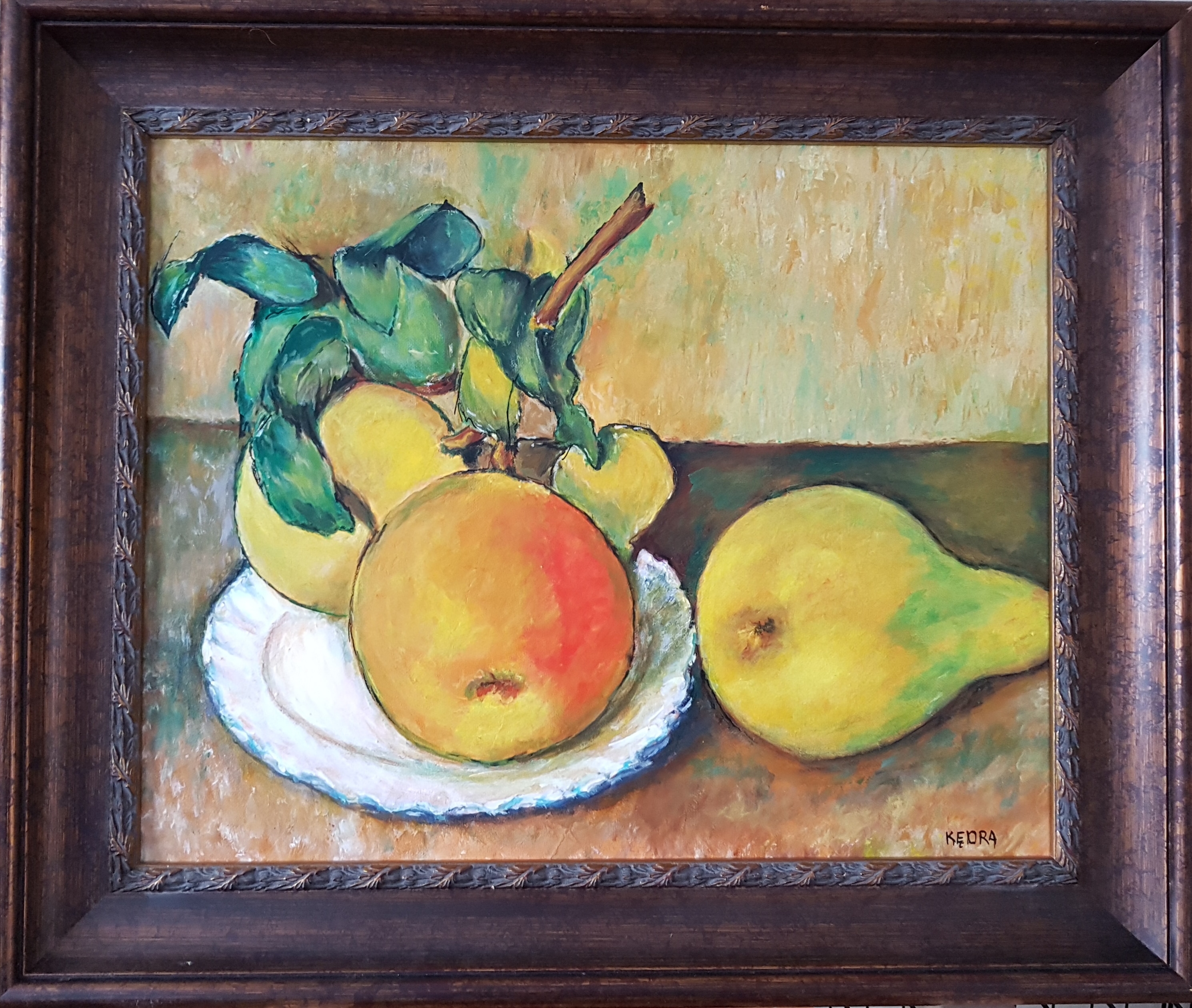 After Cezanne Apples and a Pear