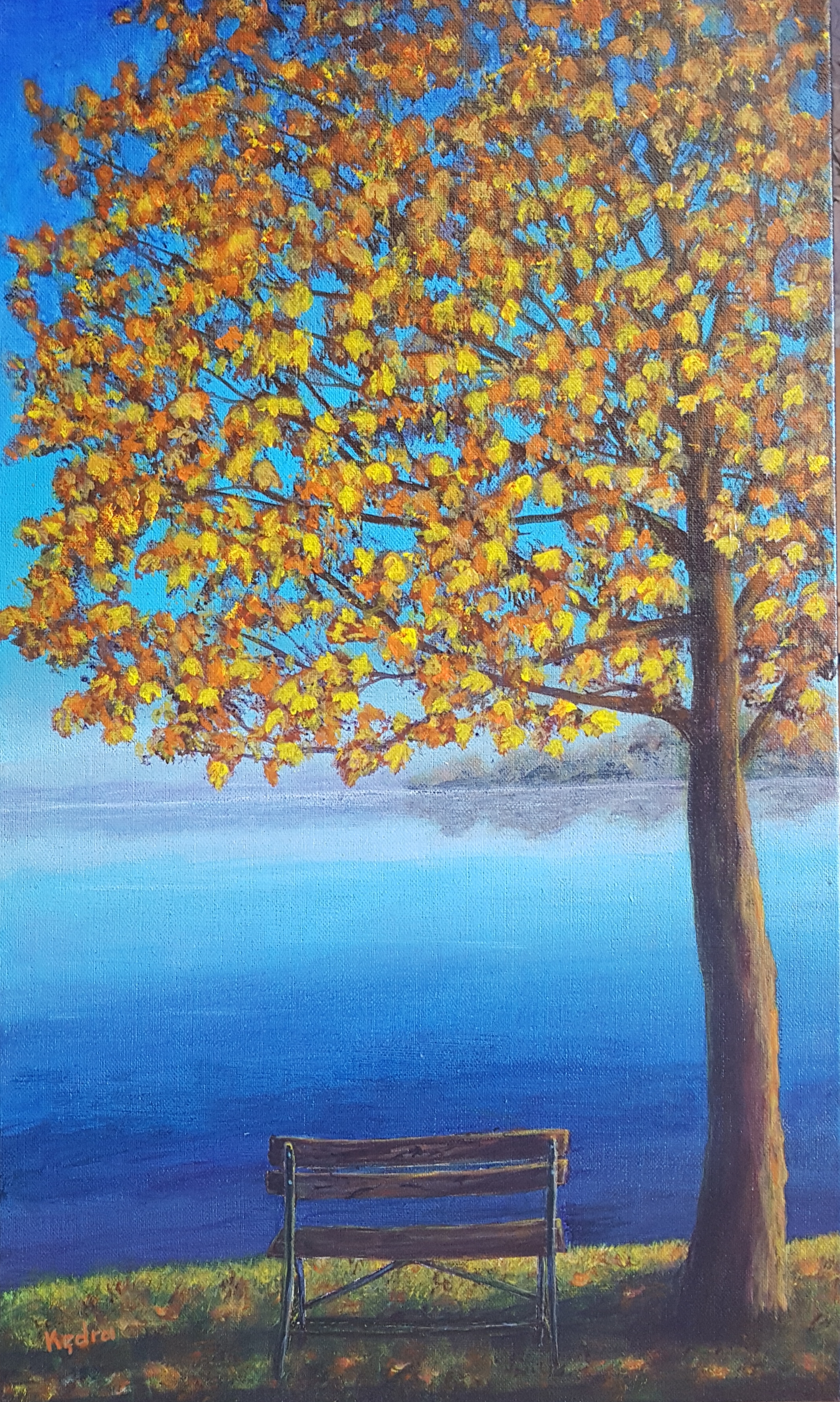 Seasons Autumn at the Lake