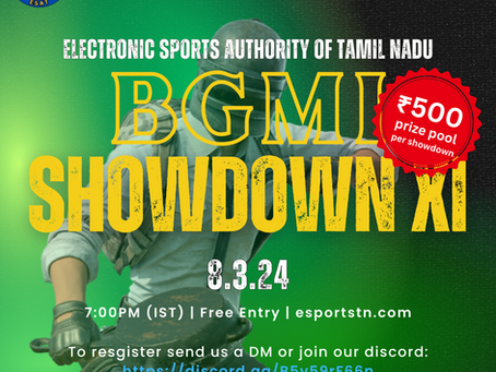 Registrations Opened for ESAT BGMI Showdown XI