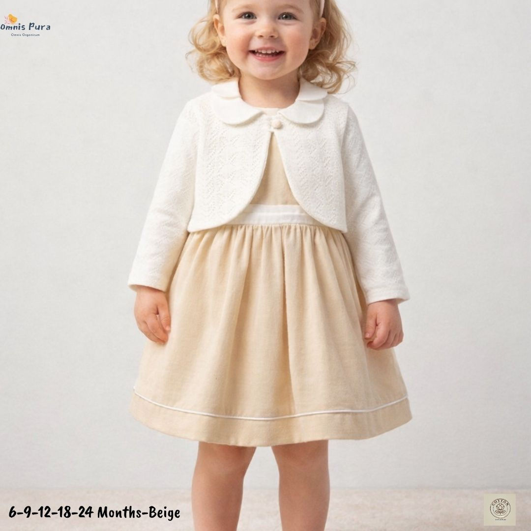 A Pack of Five Sizes Baby Girl Crop Jacket Dress 6-24 Months