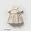 Thumbnail: A Pack of Four SizesBaby Girl Bow Dress 3-12M| Knitted Top & Natural Linen Skirt