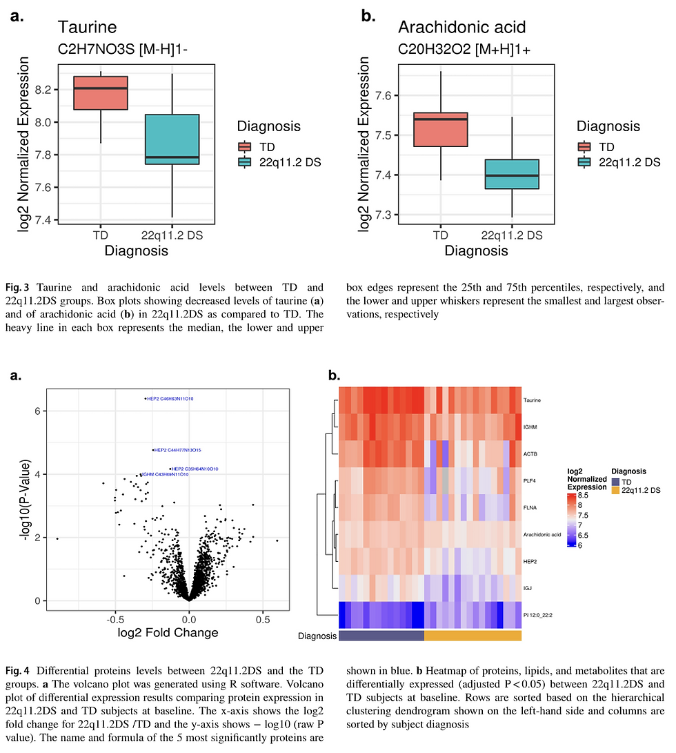 Multiomics analysis workflow for 22q11.2 deletion syndrome