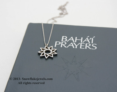 Nine pointed star Bahai Pendant | Baha'i Gems Nine pointed star Bahai Pendant | Baha'i Gems